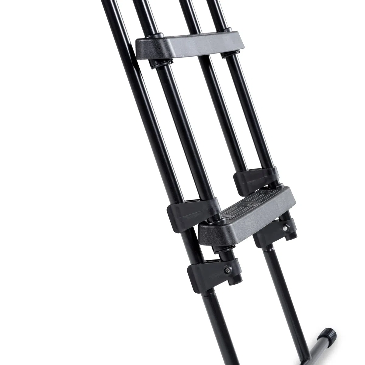 EXIT Toys Échelle de Piscine avec Rampe pour Piscines - Marches Antidérapantes - Hauteur de Cadre 108-122cm - Noir