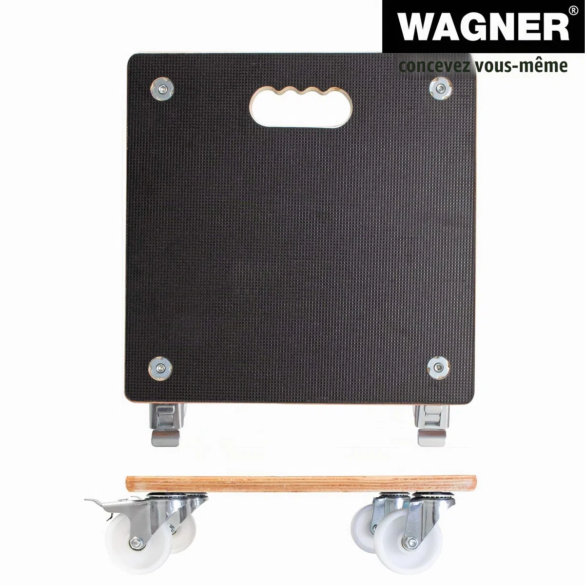 'Wagner "Maxi Grip, 38 x 38 x 38 cm – TK 20133801 Chariot à plantes 250 kg