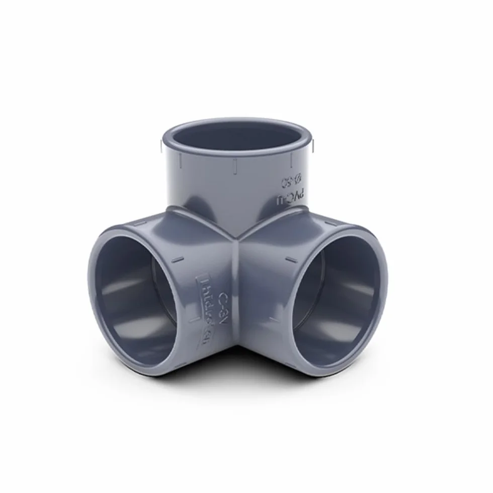 Coude 90° diamètre 63 mm 3 voies