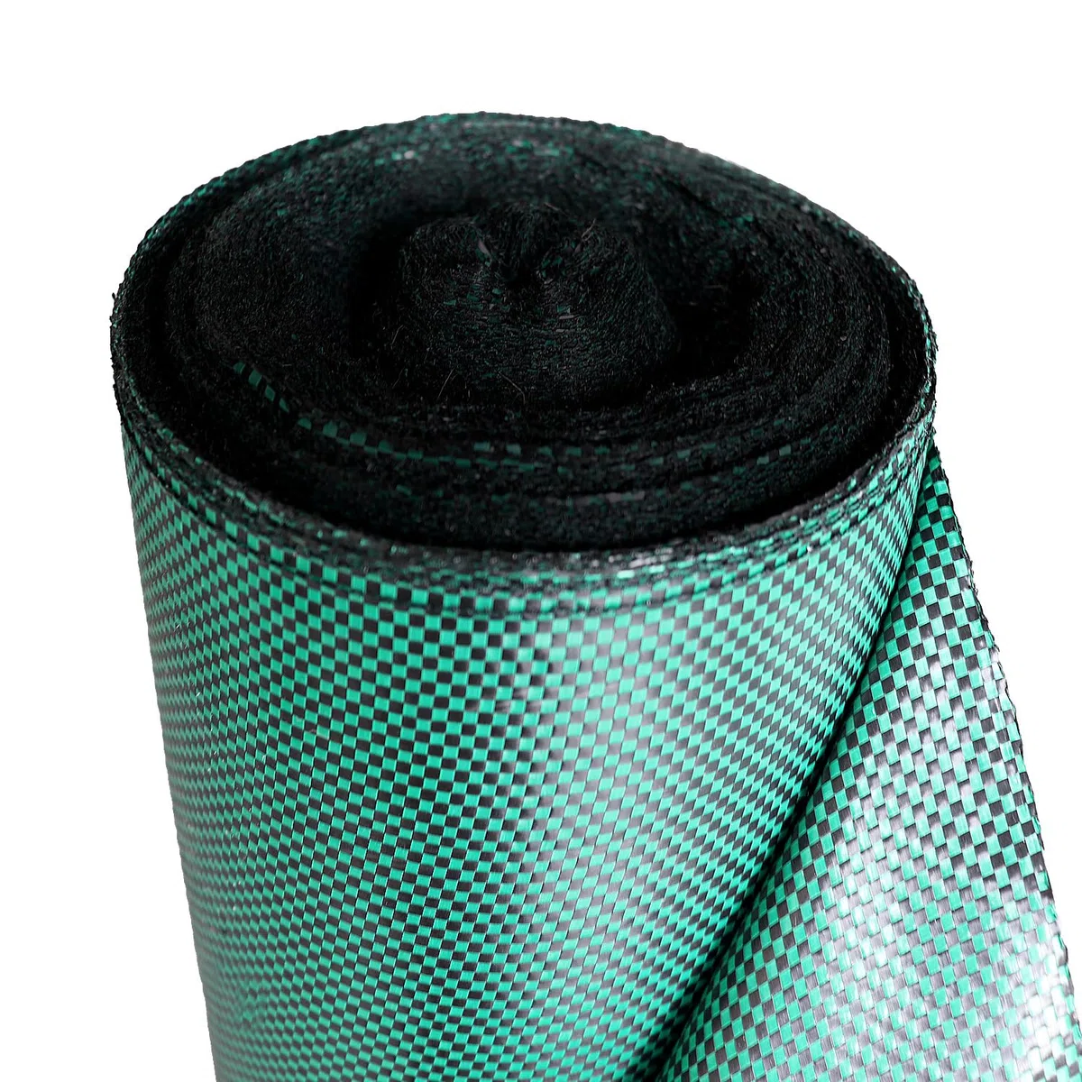 Toile de paillage tissée 90g/m² - Rouleau - Géotextile Anti-Mauvaises Herbes Haute résistance - Coloris Vert - Usage Jardin, allées, Cultures (1,50x50m)