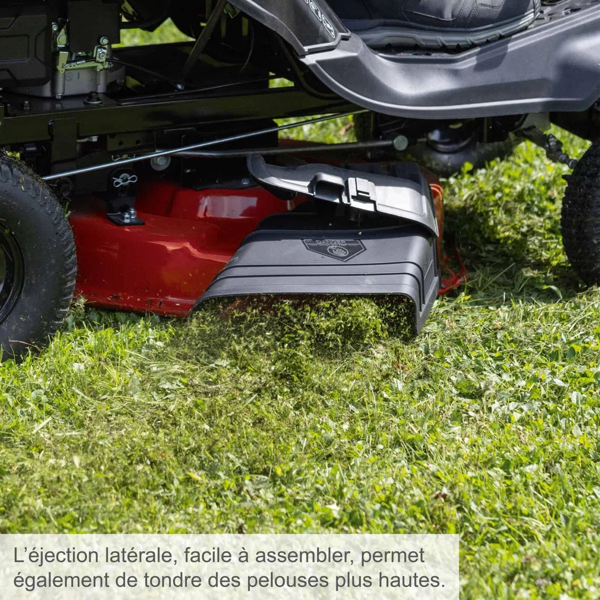 Scheppach Tondeuse autoportée Thermique MR230-61 - Moteur à Essence 4 Temps 4,4 KW/6 CV - Largeur de Coupe 61 cm - Réglage Hauteur de Coupe sur 5 Niveaux - Jardins 2600 m² - Huile + Lame incluses
