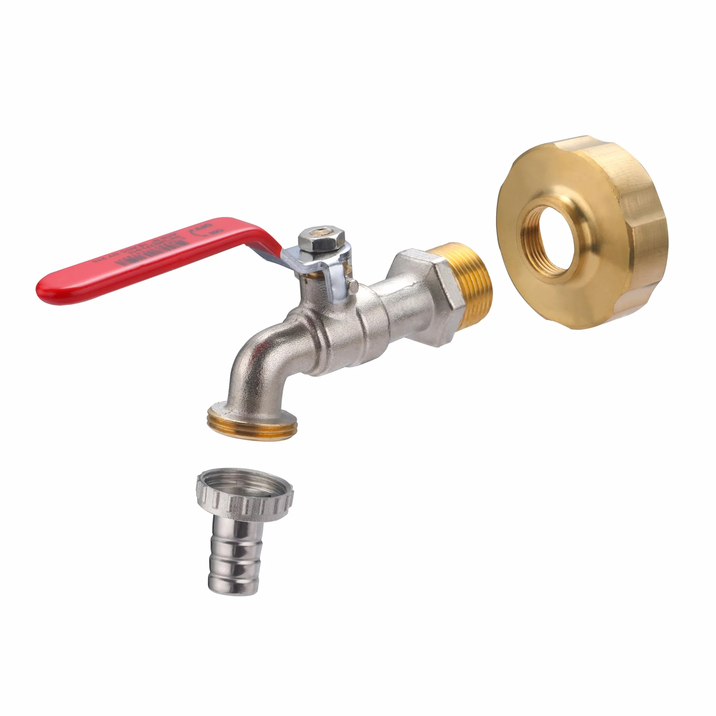 AROZ Robinet de Cuve quart de tour Raccord adaptateur S60 Femelle 20x27 (3/4)