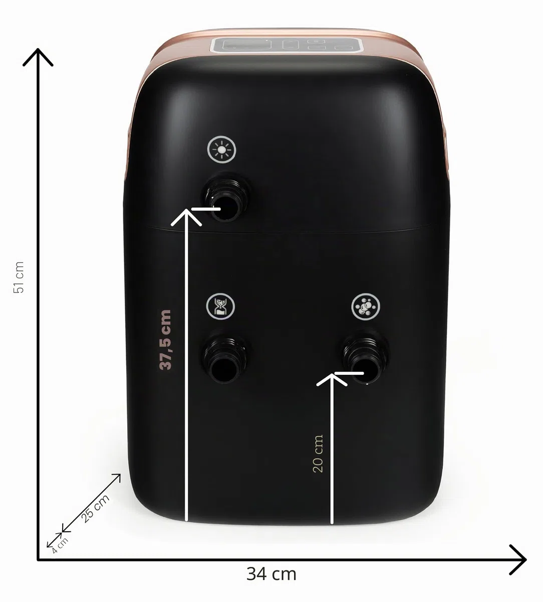 COIL Pompe Filtrante Pour Spa Gonflable Pour Bain D'Hydromassage, Pompe De Jardin, Jets D'Air 129, Bulles D'Air, Chauffage Jusqu'à 3 Degrés, Pompe Filtrante 45 W 1880 L/H
