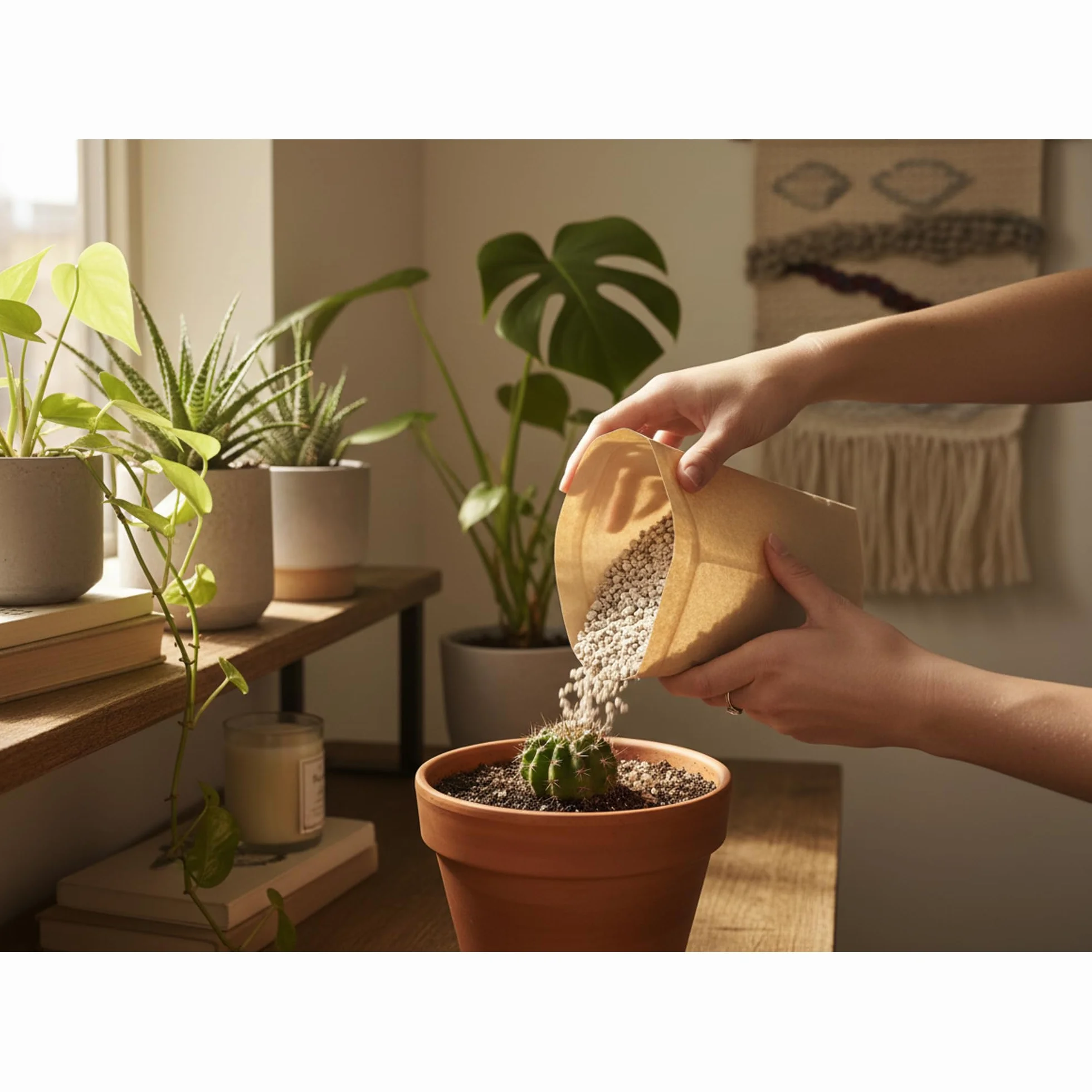 Gravier Ponce 1-4 mm lavé 25 kg granulés pour Plantes