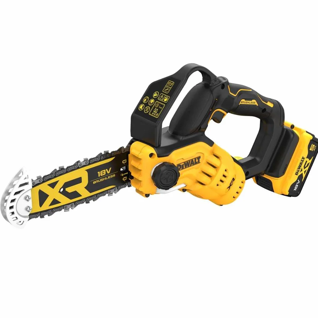 DEWALT Sierra de Poda XR 18V sans balais pour Jardiniers Passionnés - Performance Optimale avec Batterie Li-Ion 5Ah