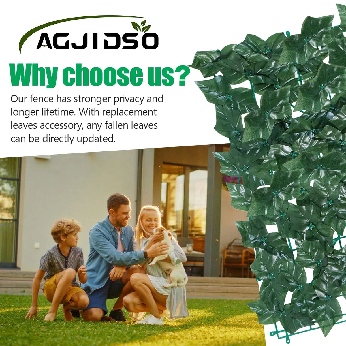 Haie Artificielle 1x3M, Mur Vegetal Artificiel Exterieur, Brise Vue Jardin Décoration, Clôture de Feuilles Artificielles, 100 Pcs Serre Cable Plastique
