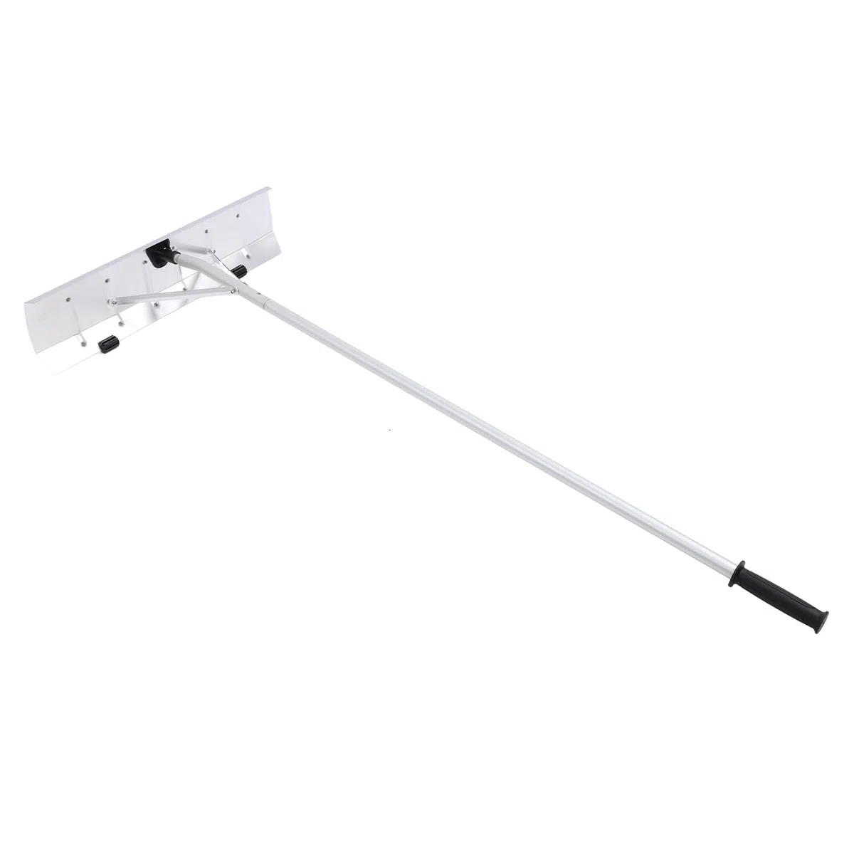Râteau Télescopique pour Toit à Neige, Outil de Déneigement Polyvalent en Aluminium Portable avec Poignée Extra Longue pour Maison et Voiture