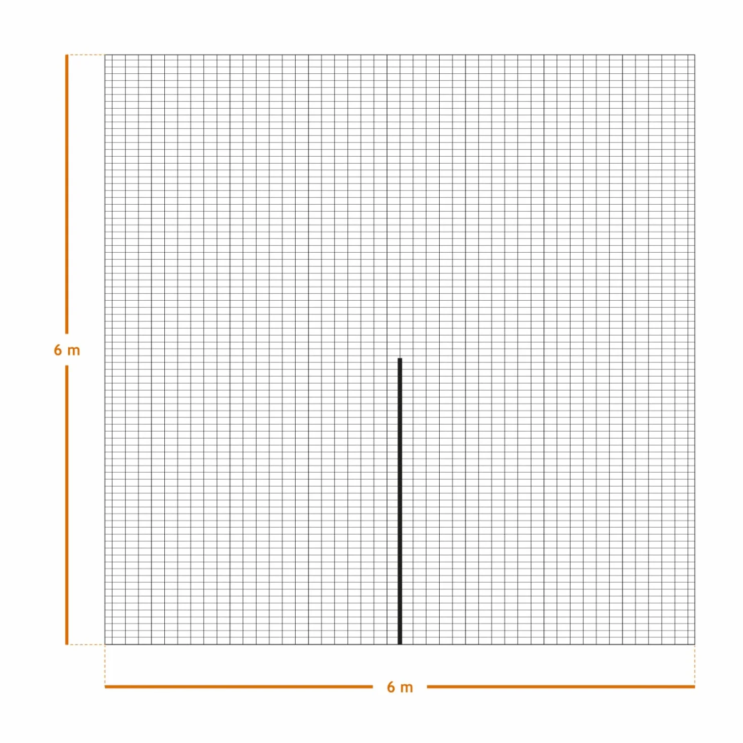Linxor Filet de récolte Olives 6 x 6 m avec Oeillets