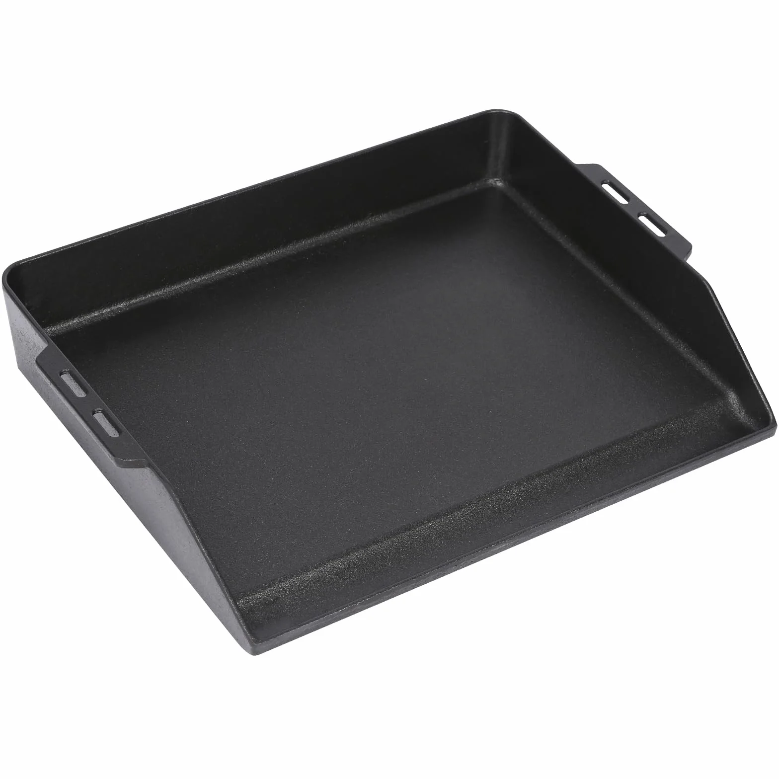 Denmay Plancha universelle en fonte de 48 x 36 cm pour barbecue à gaz, four et cuisinière, poêle pour RÖSLE VIDERO, Weber, CharBroil, Enders, Campingaz, Tepro et plus encore avec gouttière à graisse