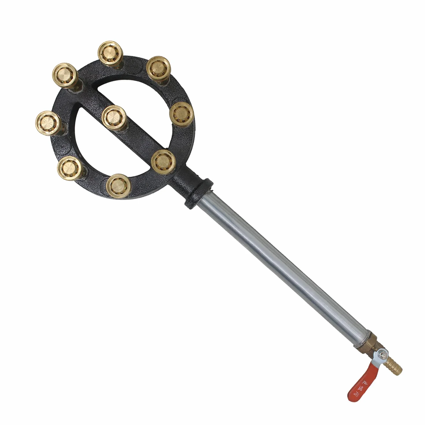 Bruleur fonte barbecue rechaud gaz camping avec buse jet injecteur gaz pour cuisinière four poele exterieur