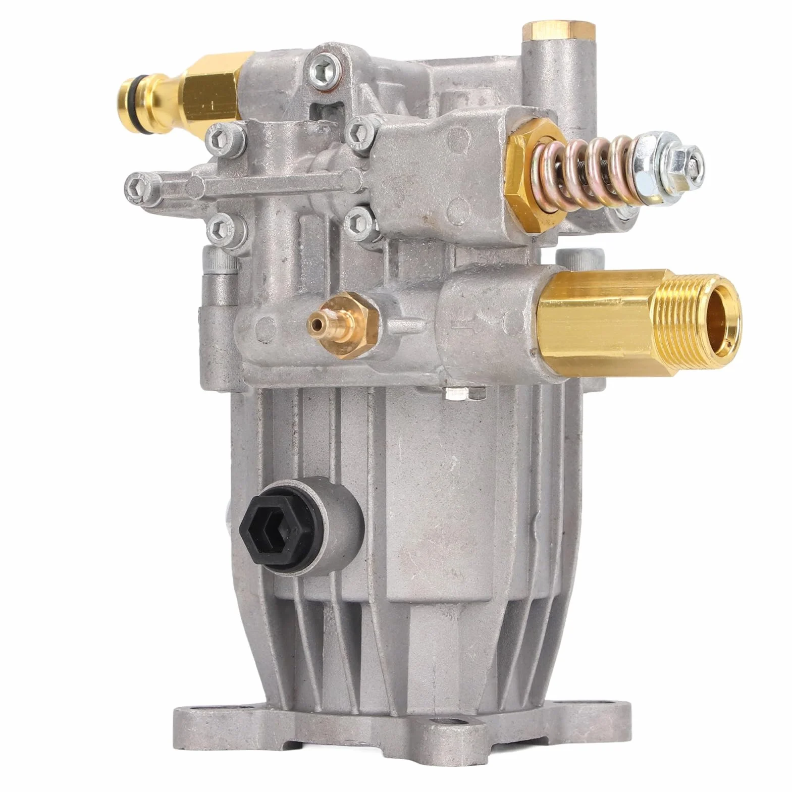 FTVOGUE Pompe de Laveuse Haute Pression 3/4 Po Pompe de Machine à Laver à Arbre Horizontal 2610-3000PSI 2,2-2,4GPM pour Murs, Clôtures, Maisons, Trottoirs, Véhicules