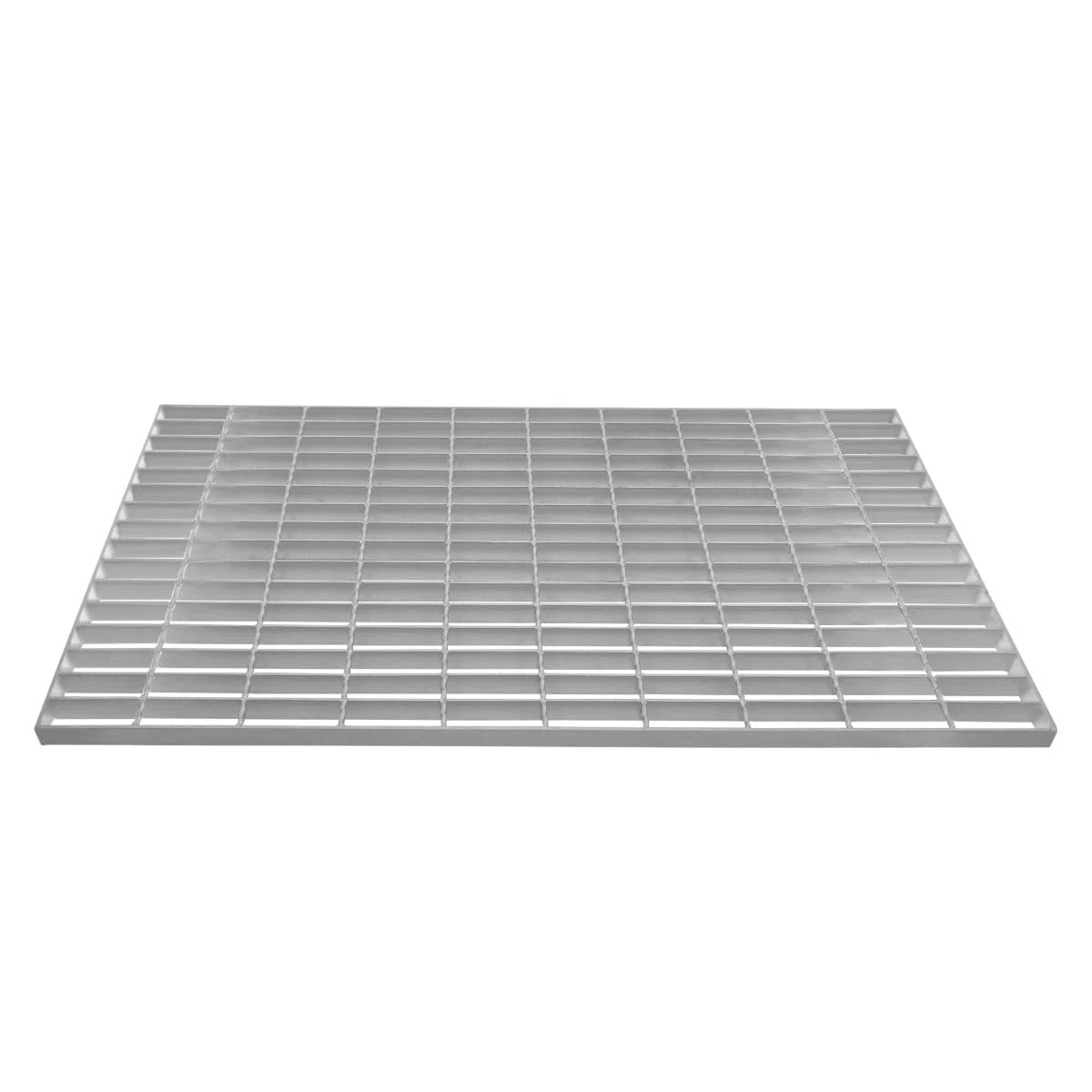 Grille Caillebotis Acier Galvanisé 1000mm x 500 mm - Min 260gr/m² Maille 32 x 100mm Grillage Revêtement Sol Passerelle Passage Voiture - Capacité 500KG - Résistant à la Corrosion EN ISO 1461