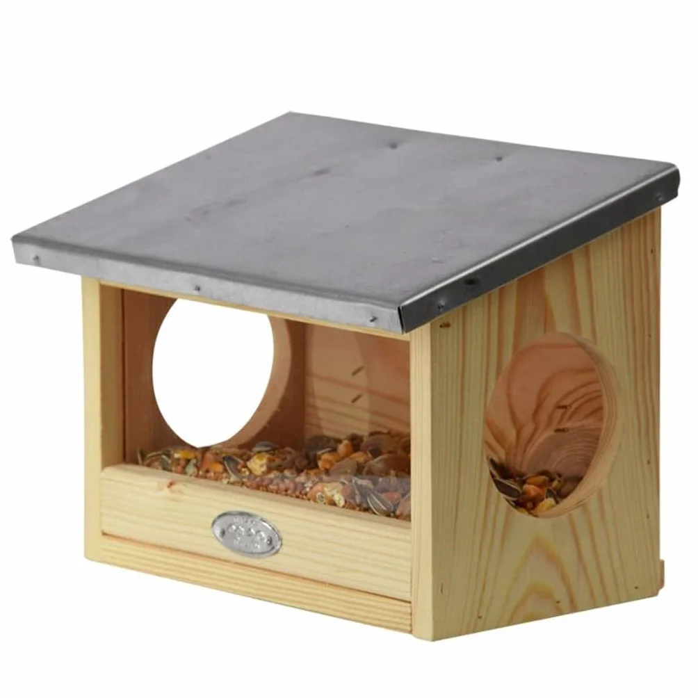 Esschert Design Mangeoire écureuils Bois 17,6 x 25,3 x 18,7 cm