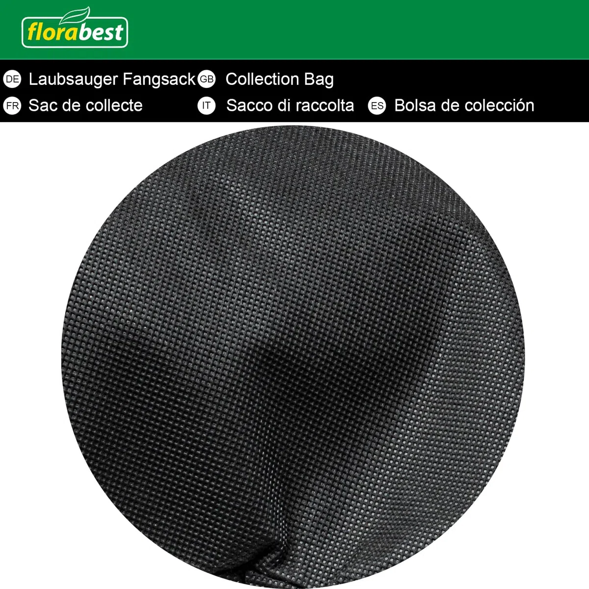Sac collecteur Florabest Lidl FLS 3000 B2 IAN 275664 - 45 litres - Pour aspirateur à feuilles électriqueSac de collecte pour souffleur des feuilles.