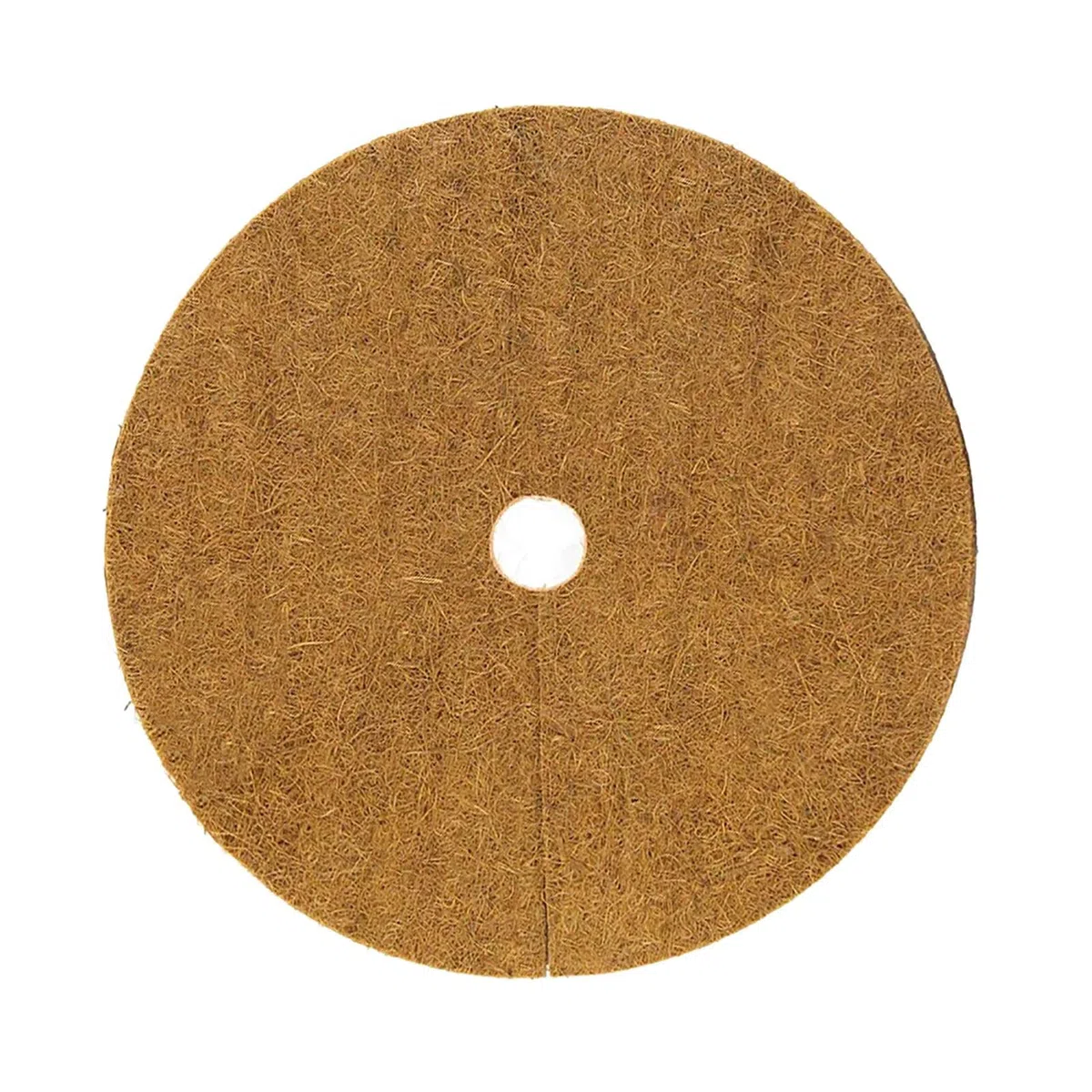 Lot de 10 tapis de paillage en fibre de coco de 20/30/40/50 cm de diamètre en forme d'anneau pour plantes et arbres en pot d'intérieur et d'extérieur.
