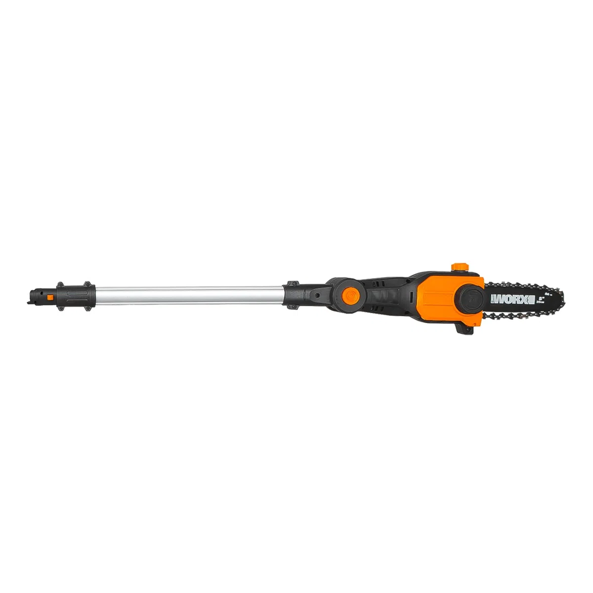 WORX - Tête d'élagueuse sur perche - Guide de 20 cm - 3 angles de coupe - Accessoire d'extension pour le taille-haies téléscopique WG252E - WA0307