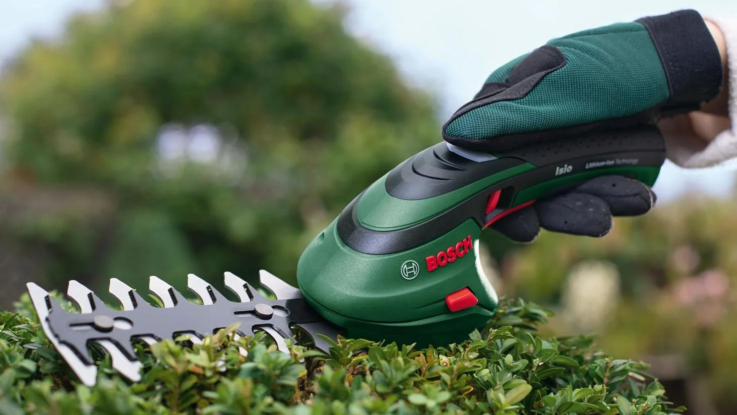 Bosch Taille-Herbes sans Fil - Isio Set (3,6 V, Longueur de Lame 12 cm, capacité de Coupe 8 mm)