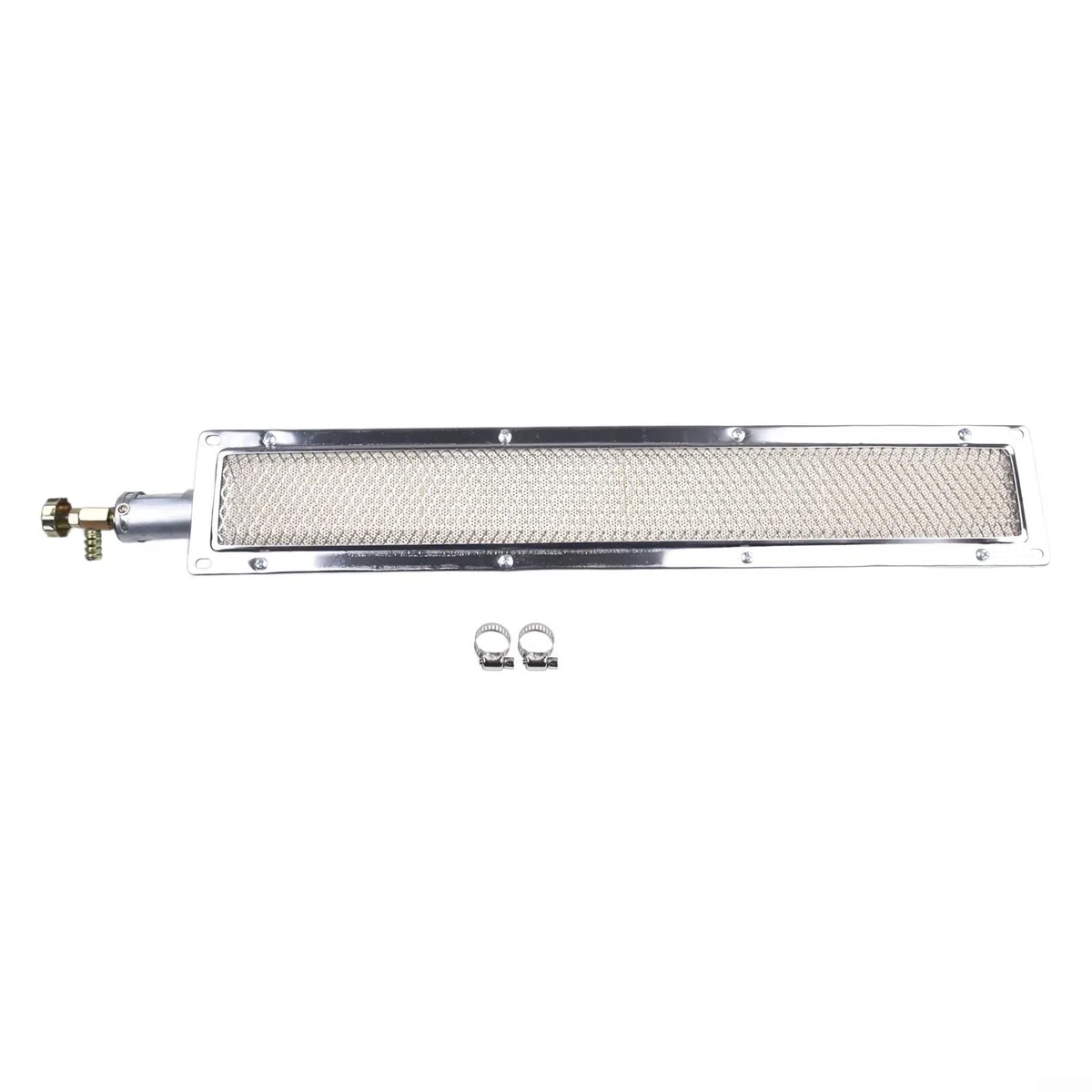 Barbecue infrarouge à brûleur latéral 53 x 9,5 cm pour industrie alimentaire