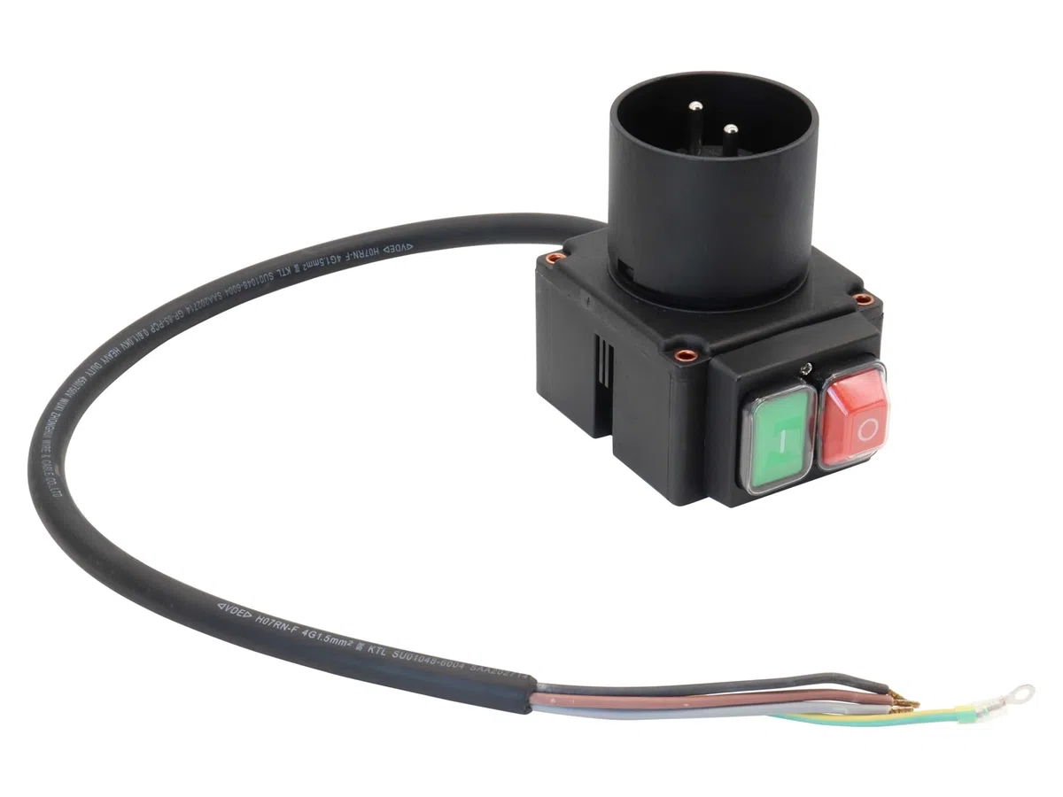 SECURA Interrupteur avec fiche 230V compatible Woodster LV 65 Fendeuse à bois