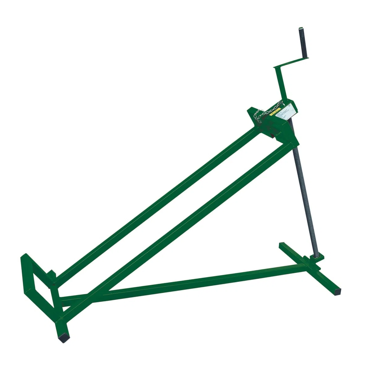Toolland Lève-Tracteur pour Tondeuse à Gazon, Dispositif de Levage autoporteur, lève Tondeuse télescopique, cric pour Tondeuse autoporteur, manivelle, inclinable, Hauteur 79 cm, Vert, 400 kg