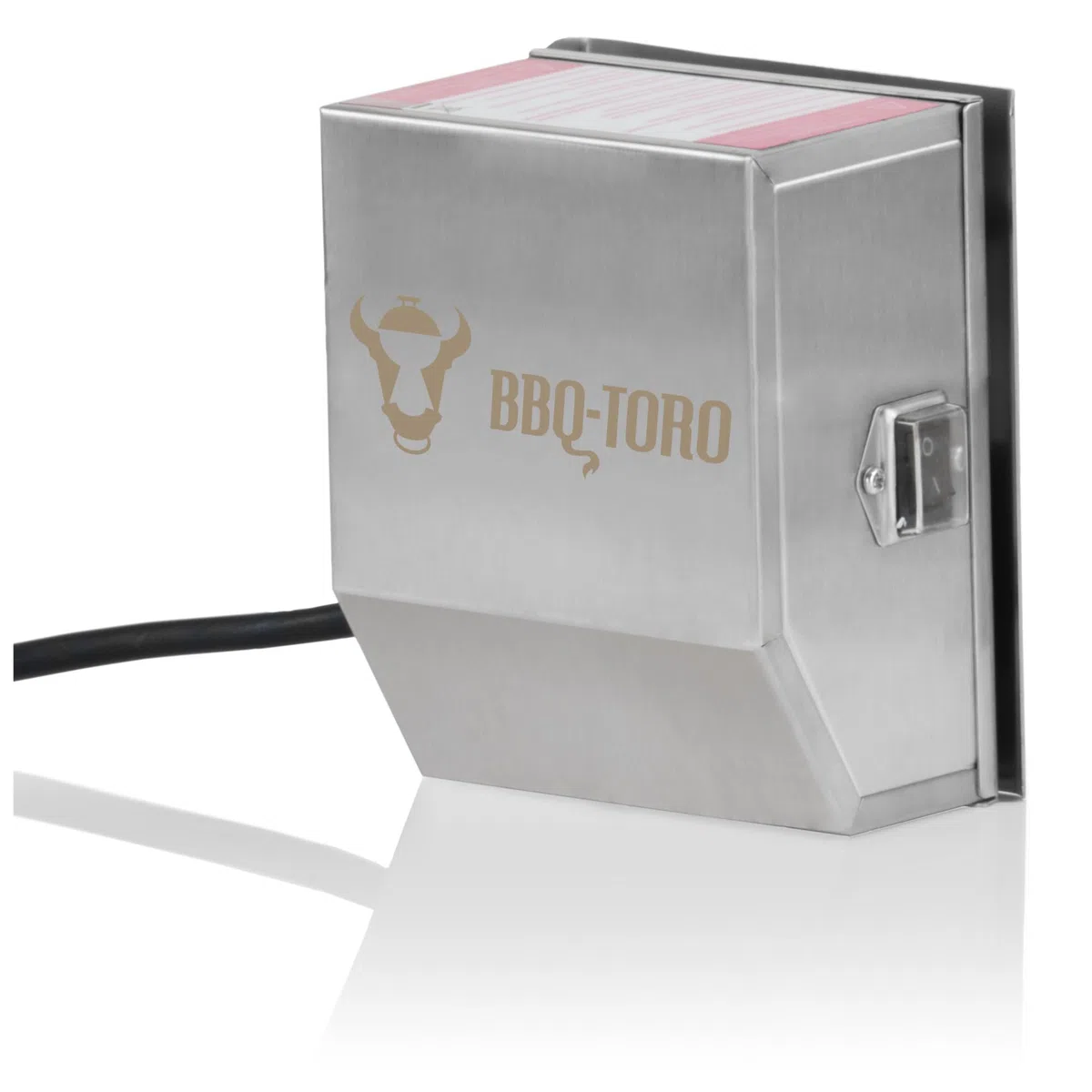 BBQ-TORO Moteur en acier inoxydable pour barbecue, tournebroche, rôtisserie etc. - 2 tr/mim – 50 Hz – 4 W - Support de moteur inclus