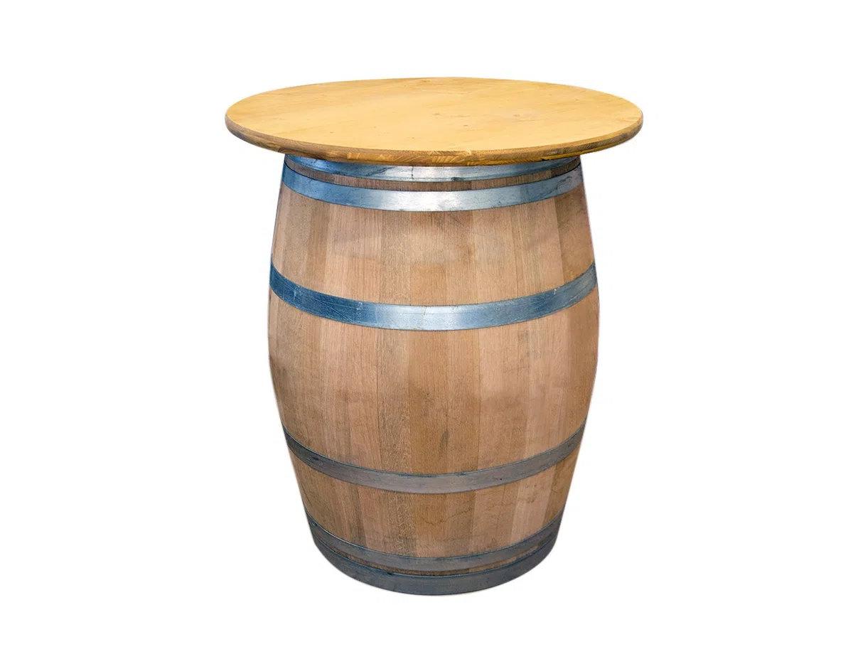 Temesso Plateau de Table avec laqué - Couleur de chêne (D80 cm avec pré-percage et vis Inclus)