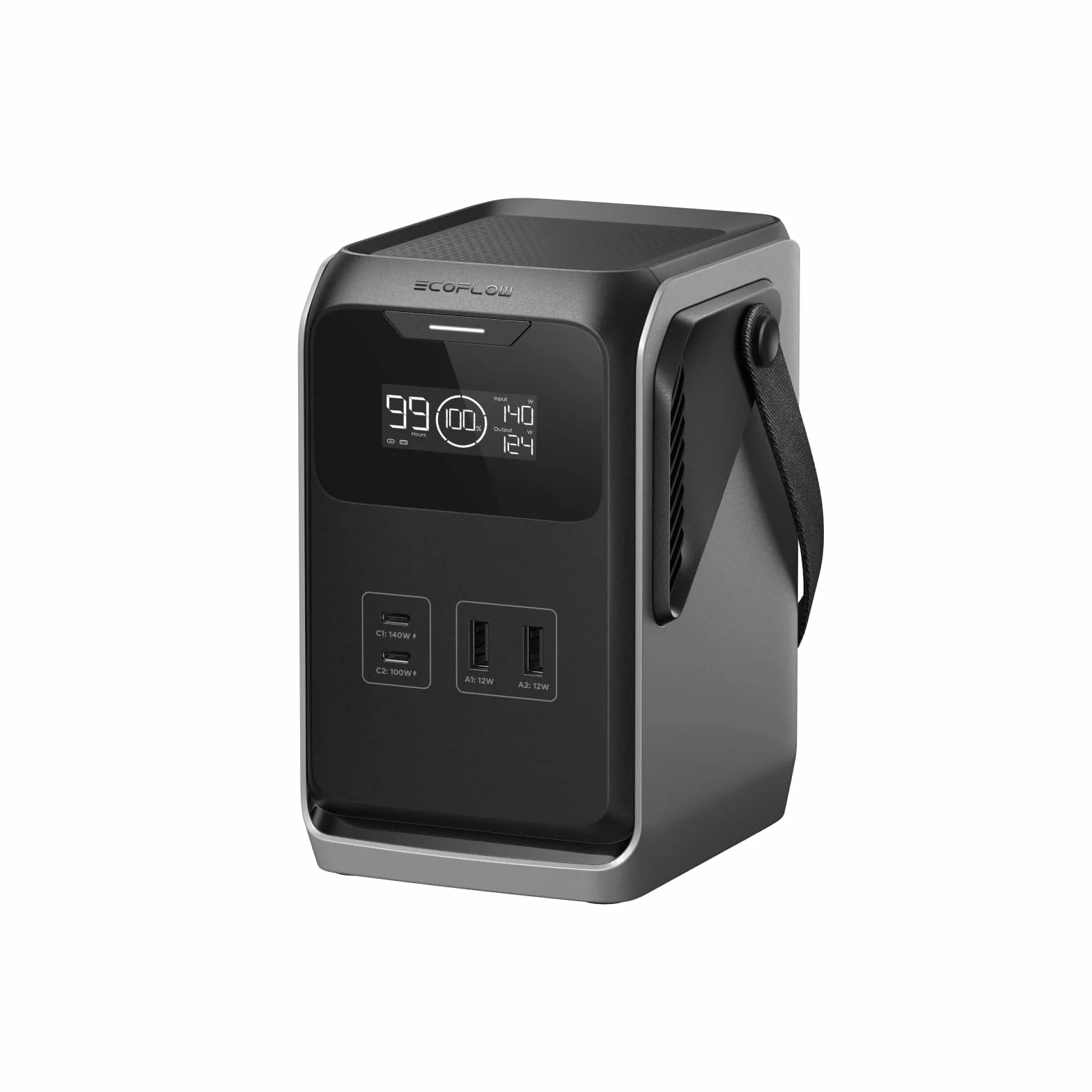Station électrique portable ECOFLOW Trail 200 DC 192Wh avec poignée, Batterie externe LFP ultra-légère, 220 W, Charge rapide, 4 ports, anti-chute, pour le camping en plein air, voyages, urgences