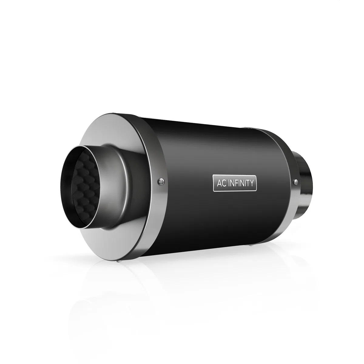 AC Infinity Silencieux tubulaire 100 mm pour ventilateurs et systèmes de ventilation en ligne dans les tentes de culture et les installations hydroponiques