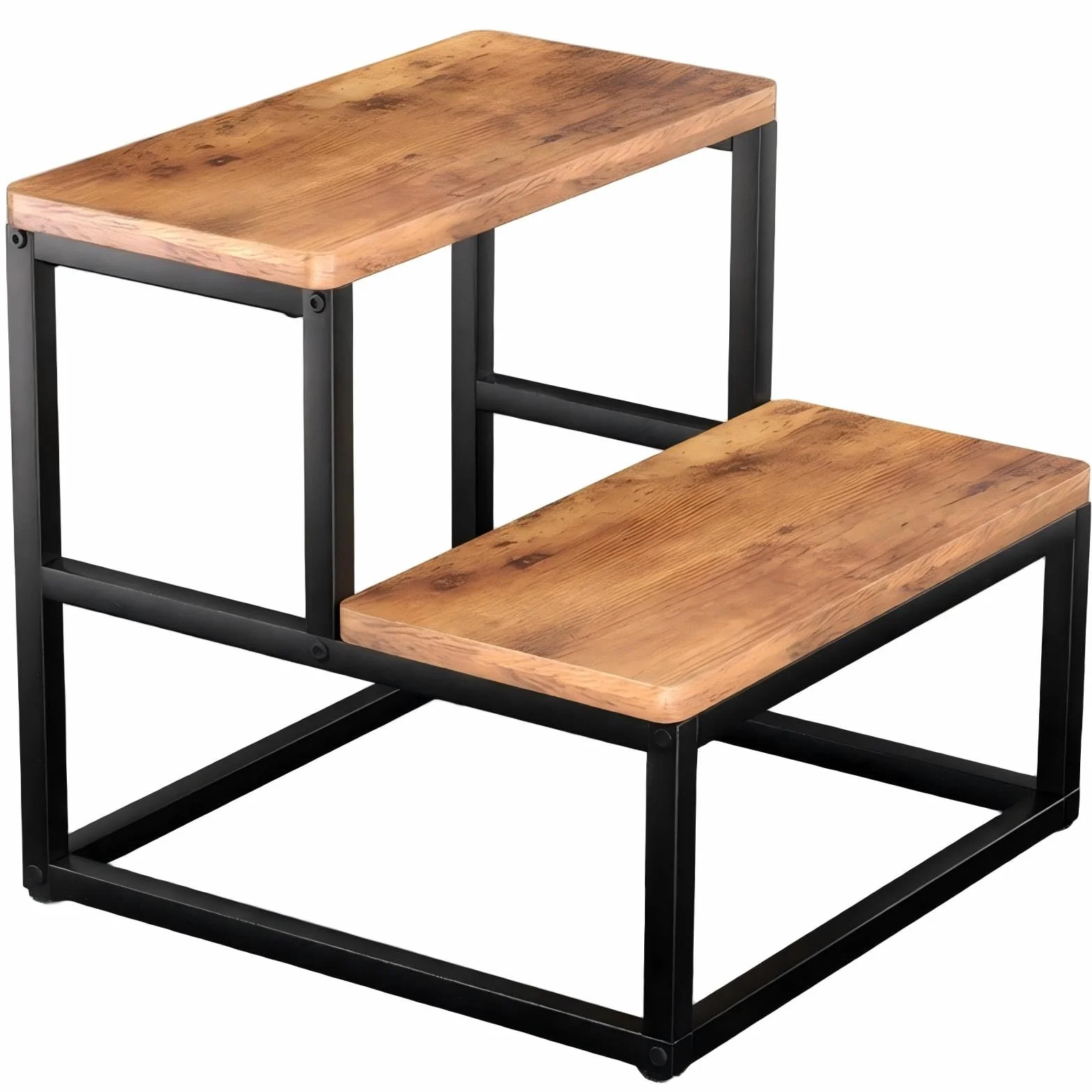 Marches de Spa antidérapantes 226kg Tabouret Robuste Cadre en métal Accessoires Caravane Camping-Car