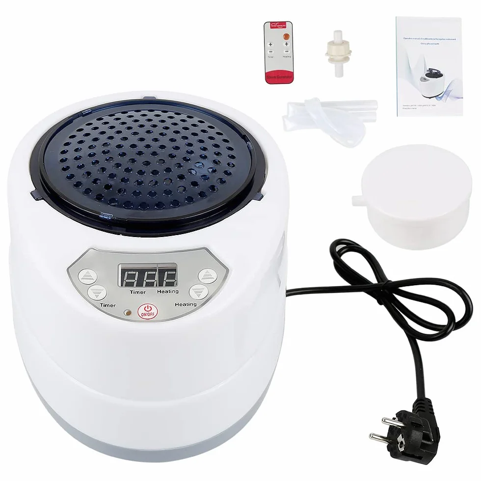 Sauna à Vapeur Portable Pliable pour Une Personne avec Télécommande, Noir