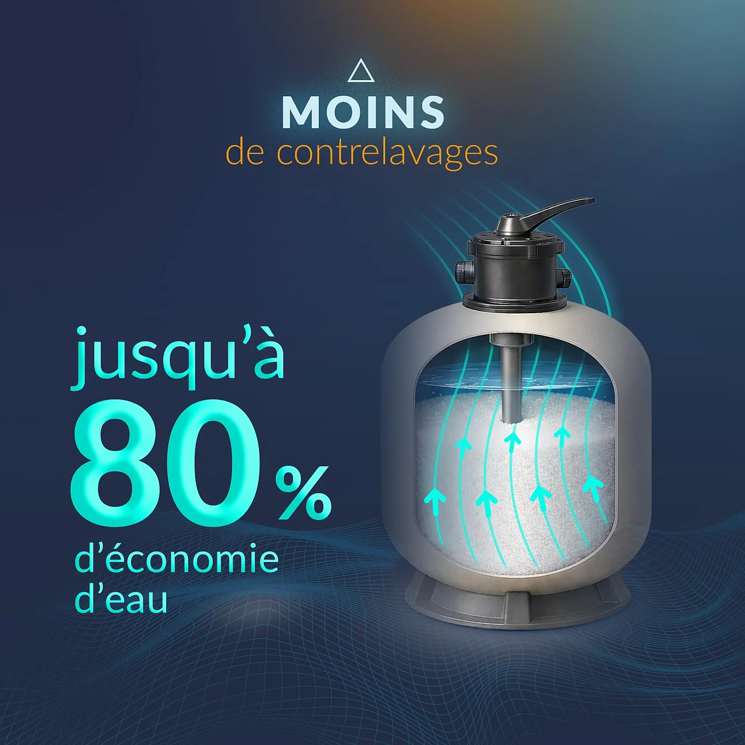 NATURE WORKS Hi-Tech Sable en verre fitrant pour piscine 20 kg
