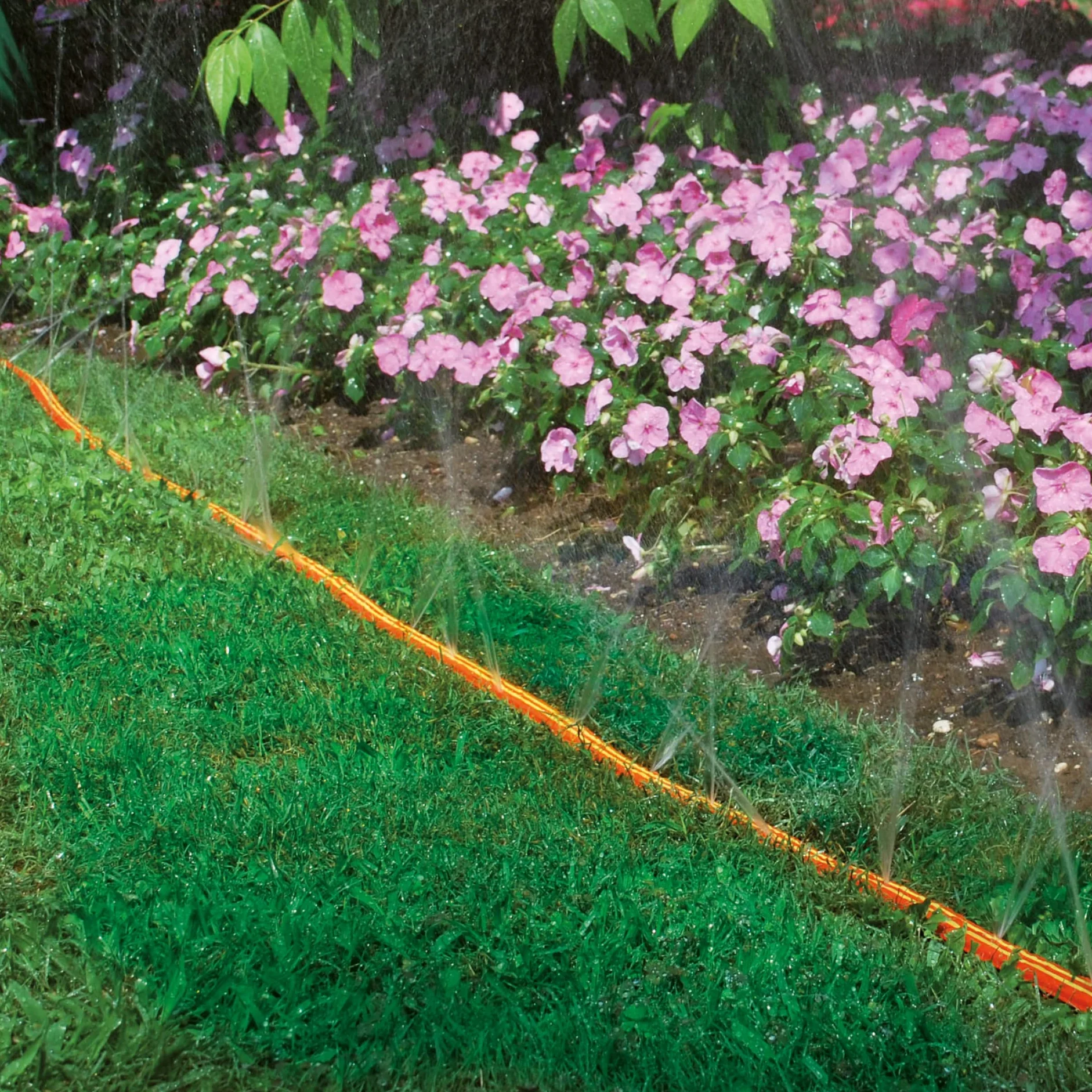 FITT SPRIZZY 7,5m Tuyau d’Arrosage Perforé Trois Voies Arrosage Jet Imprégnation Surfaces Étroites Longues