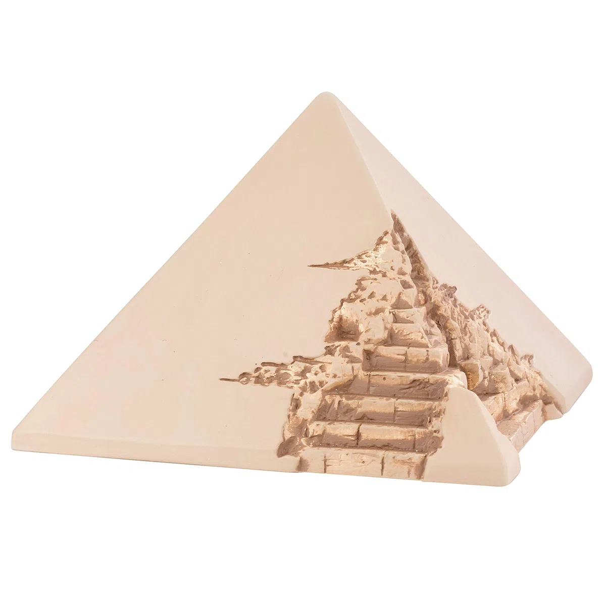 Remember Forever Urne funéraire unique en forme de pyramide pour adulte - Urne funéraire moderne - Urne funéraire pour animal domestique (céramique)