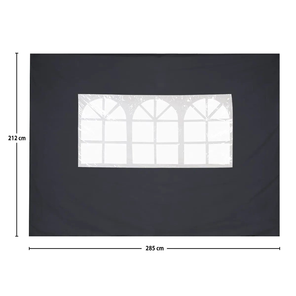 Sekey 2 pièces Parois Latérales Pour Tonnelle 3x3 Étanche & Résistante À L’Hiver, Parois Latérales Pour Tonnelle Chapiteau De Fête Jardin 3x3m, 1 Fenêtre 1 Porte