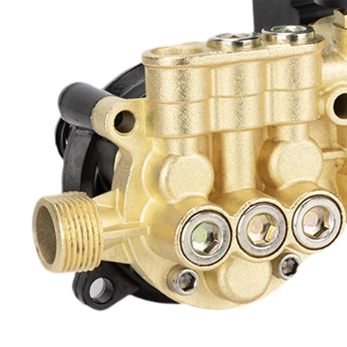 Tête de Pompe pour Lave-Auto, tête de Pompe pour Nettoyeur Haute Pression, tête de Pompe réglable à 12 Pistons pour Automobile, véhicules, Nettoyage