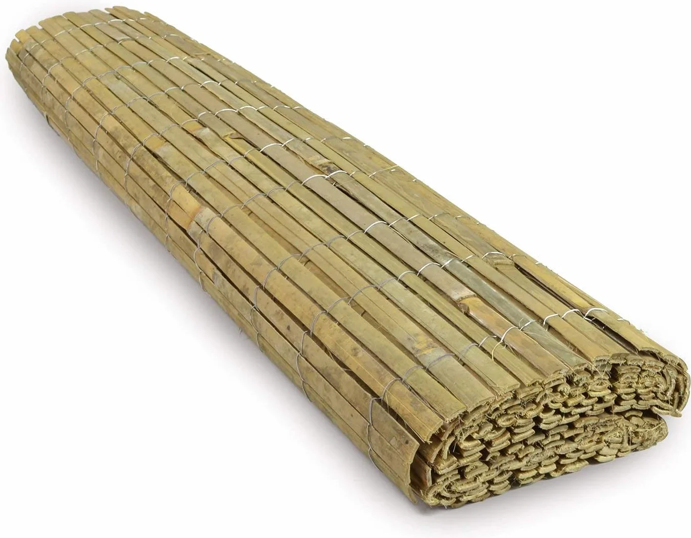 Floordirekt | Brasil | Canisse en Bambou Fendu Naturel | Clôture en Bambou Pare-Vue - Coupe-Vent Naturel | Qualité supérieure | Idéale pour Jardin, Balcon et terrasse | 150 x 300 cm