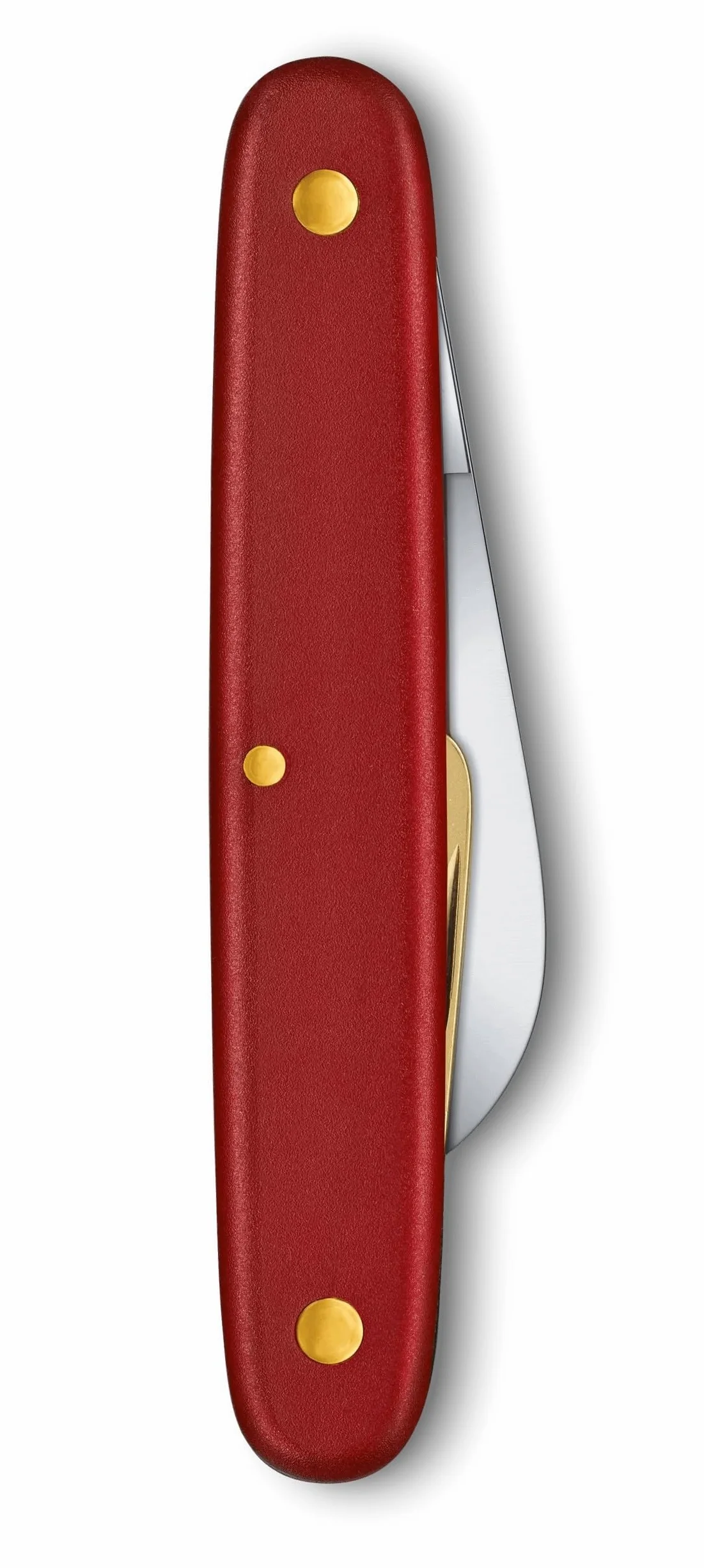 Victorinox, Greffoir et serpette 3, Couteau Universel de Jardin, Multifonction, Léger, Swiss Made, 3 Fonctions, Lame courbée, rouge