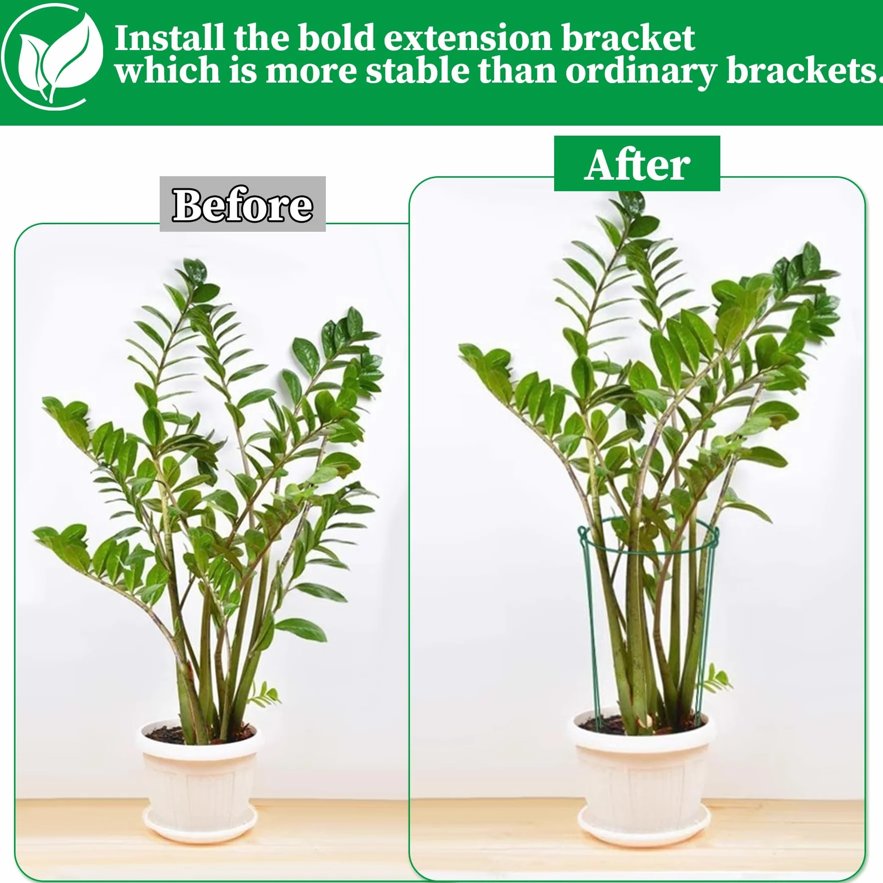 YeahBoom 10 Pièces 25x80cm Tuteurs pour Plantes,Piquets Verts Demi-Ronds Support,Soutien pour Plantes de Jardin,Support de Plantes de Jardin Demi-Rond,pour Hortensias, Pivoines, Plantes Vivace, Légume