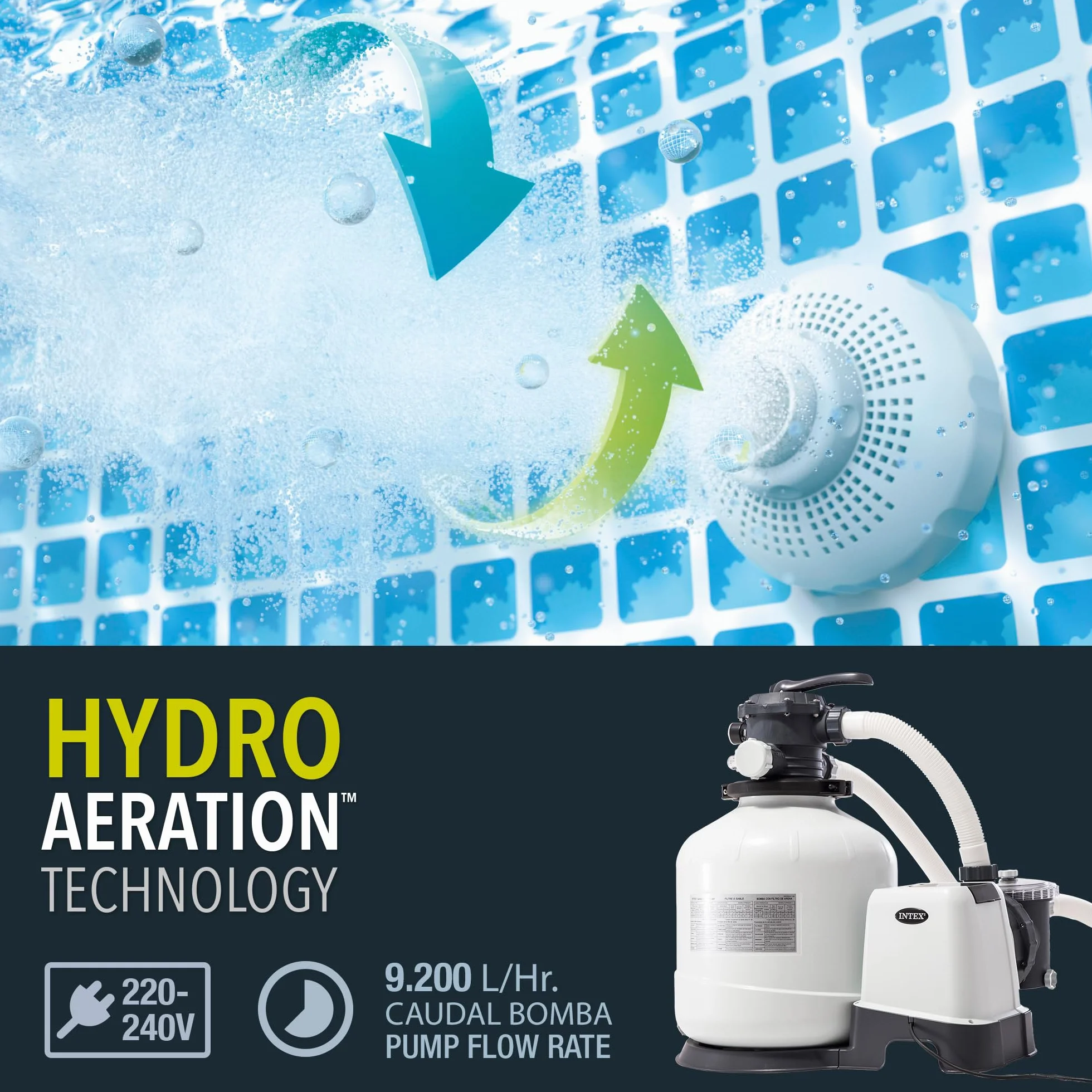 3200 Gph Sand Filter Pump(220-240 Volt)