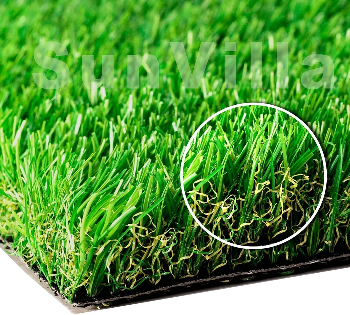 SunVilla Tapis de gazon artificiel réaliste pour intérieur/extérieur pour chiens, 3 x 4 m, tapis d'apprentissage de la propreté et remplacement pour jardin, pelouse, paysage, terrasse, fausse herbe