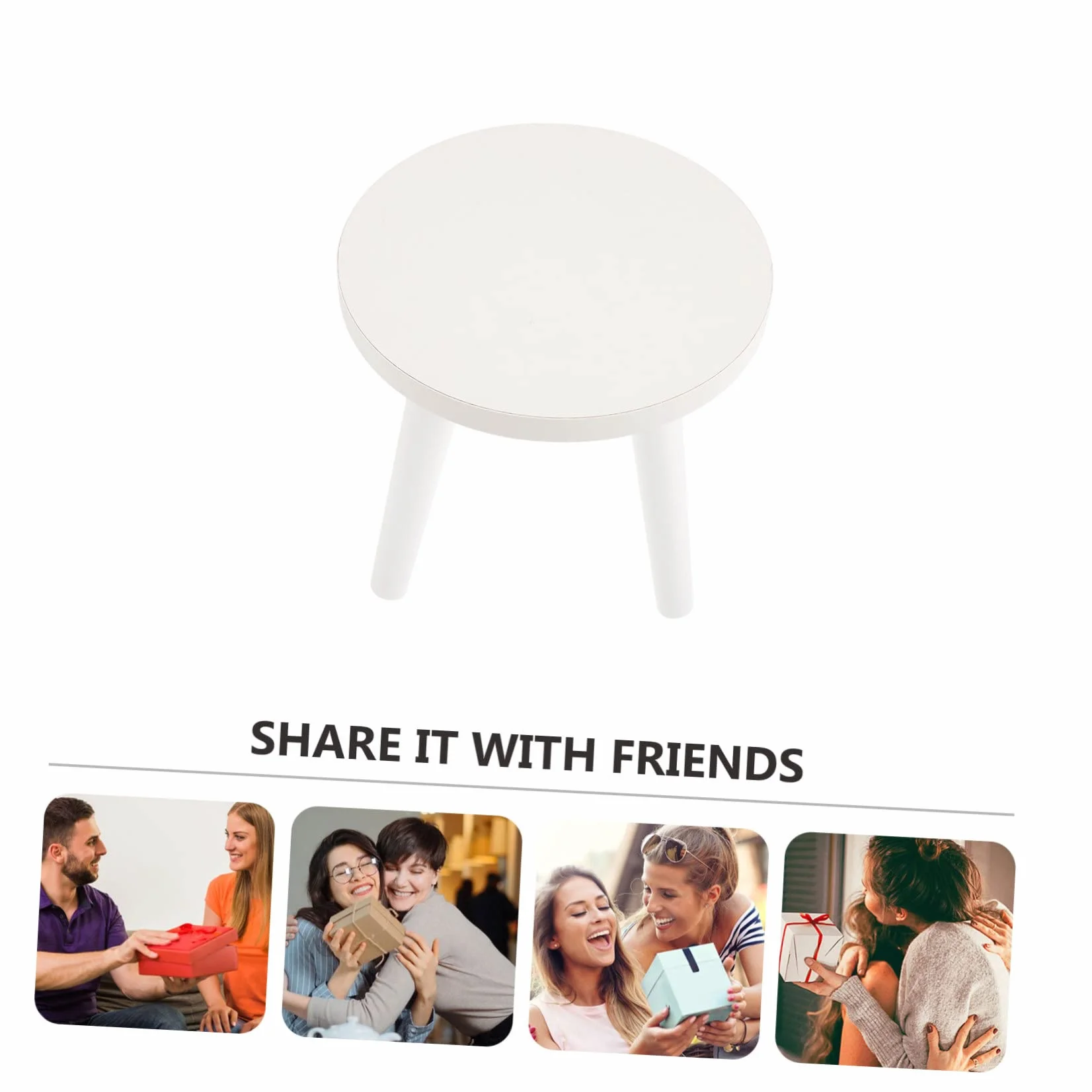Happyyami Présentoir En Bois D'Intérieur Pour Plantes Support Pot De Table Rustique