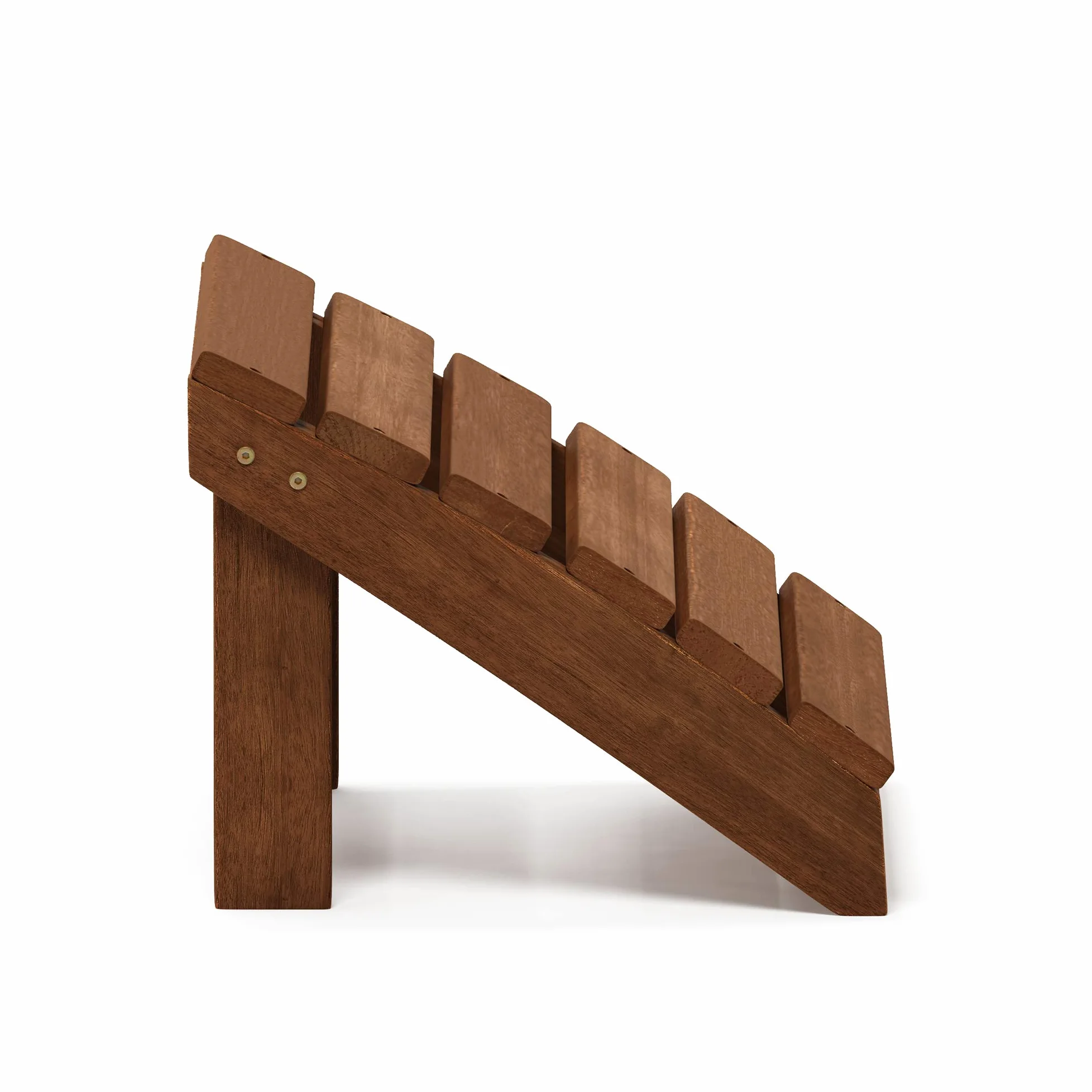 Furinno Tioman Small Hardwood Repose-Pieds Adirondack à L'Huile de Teck, Naturel, Bois dense, One Size