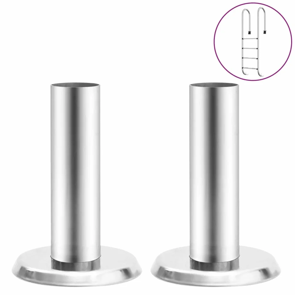 vidaXL Supports de Main Courante pour Échelle de Piscine, Accessoire