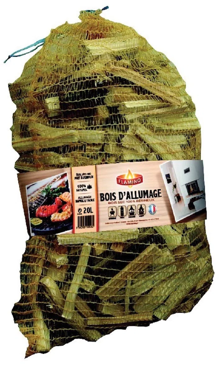 KINDLING Fire Woods 100% Dry Softwood 20-Liter Mesh Bag