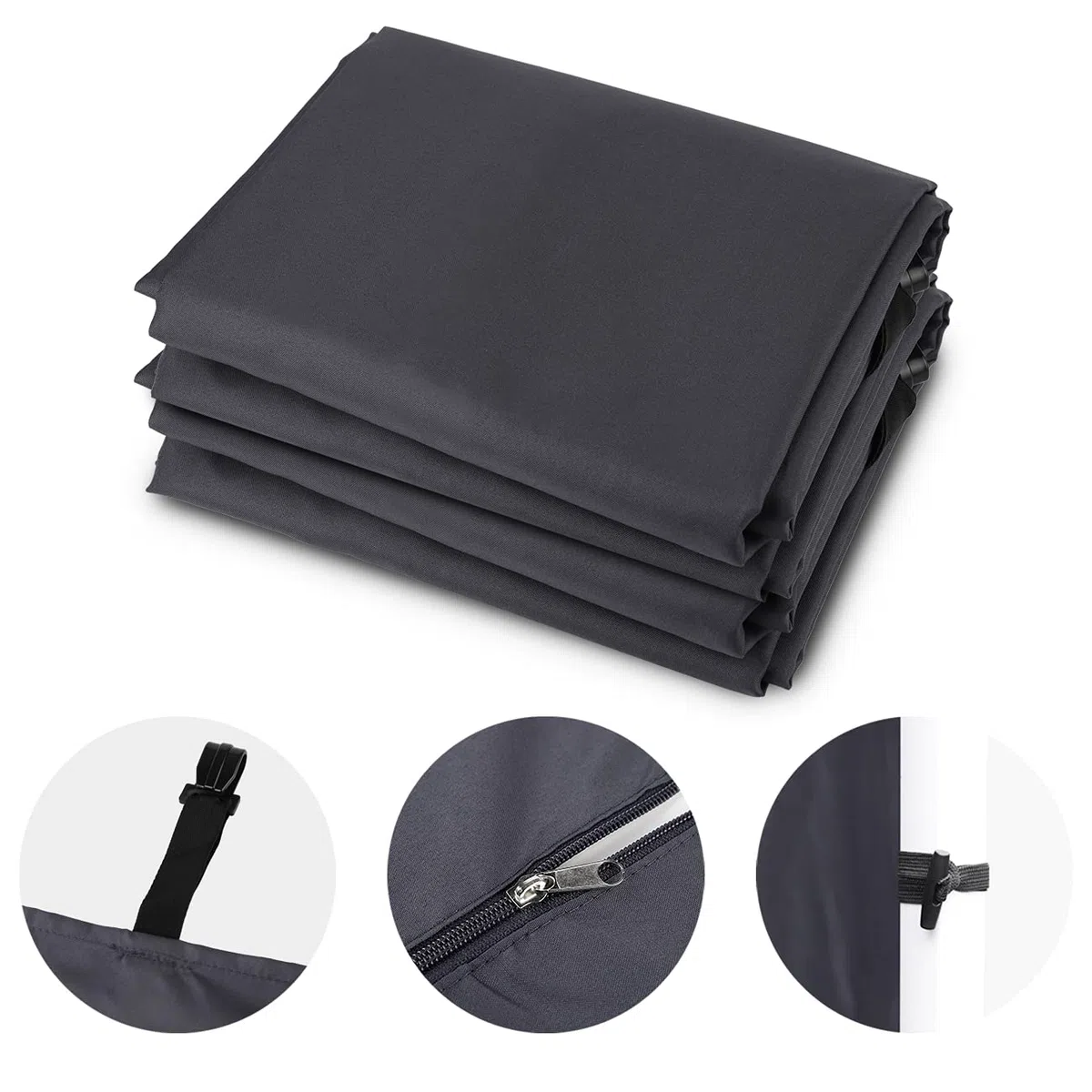Sekey 2 pièces Parois Latérales Pour Tonnelle 3x3 Étanche & Résistante À L’Hiver, Parois Latérales Pour Tonnelle Chapiteau De Fête Jardin 3x3m, 1 Fenêtre 1 Porte