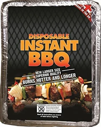 Diaatrade Barbecue portable jetable instantané pour brûle plus longtemps et plus longtemps