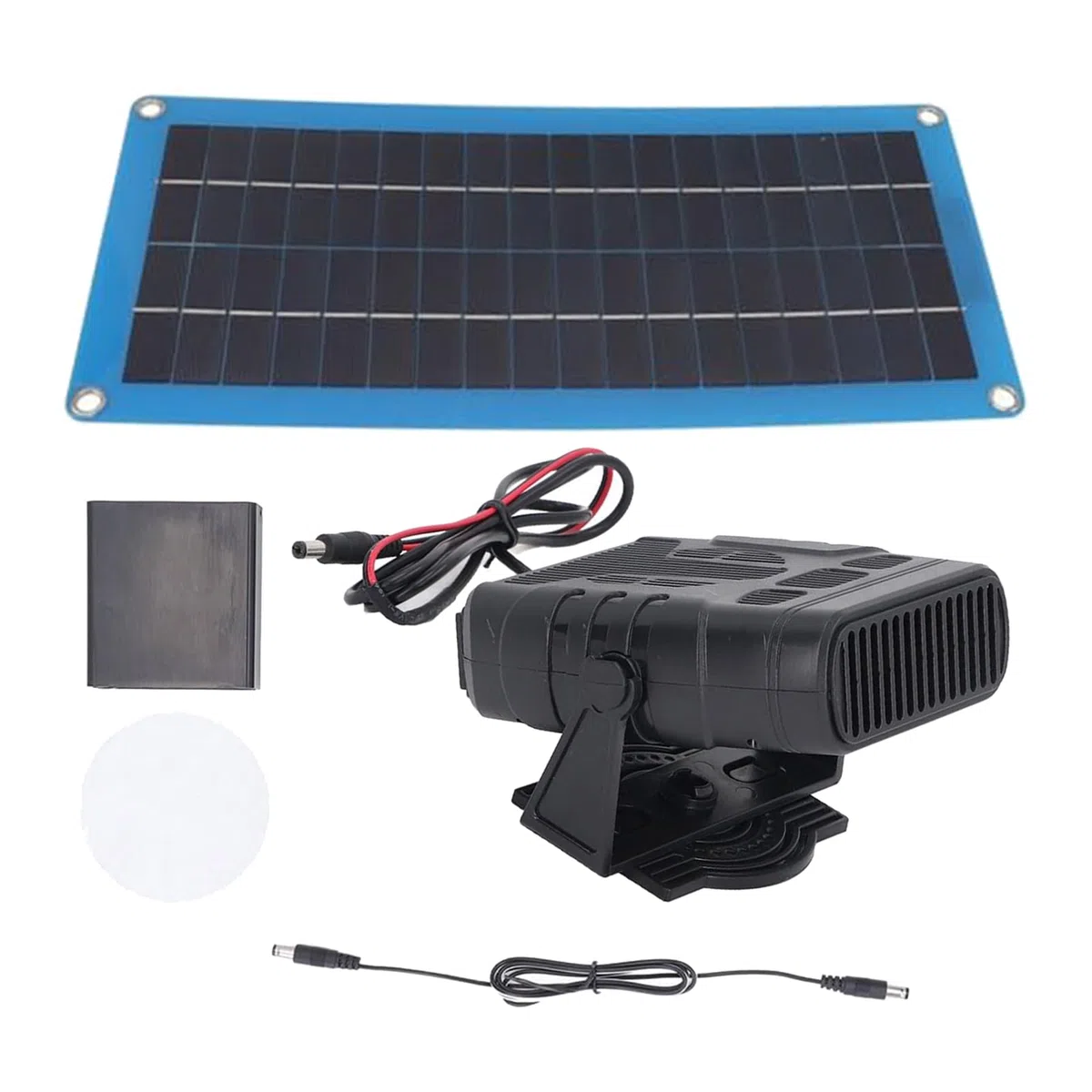 Kit de chauffage pour serre à panneau solaire 30 W | Panneau solaire en de 30 W | Kit alimenté par chauffage de serre | Ensemble de chauffage de séchage pour animal domestique pour poulailler