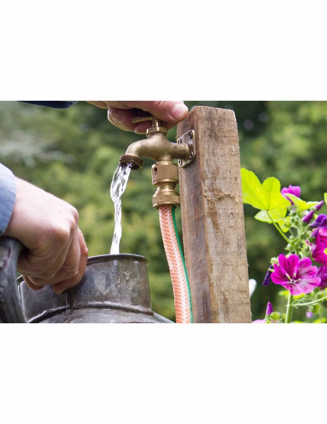 Darlac Robinet d'extérieur en laiton massif compatible raccords tuyauterie - Robinet de jardin
