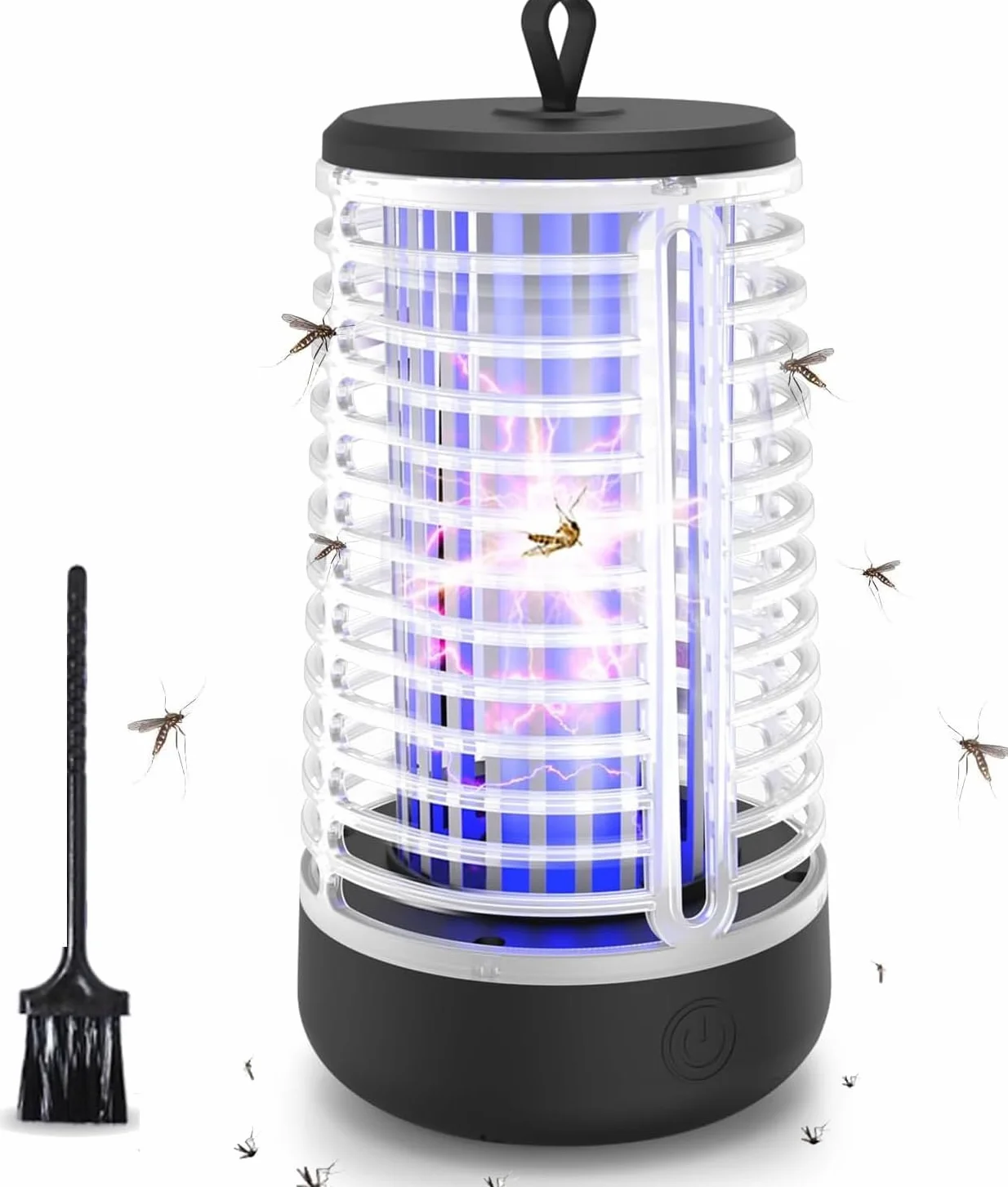 Zapper Électrique Lampe Anti Moustique intérieur/extérieur, Insect Fly Zapper, 4 piège étanche pour Insectes Volants
