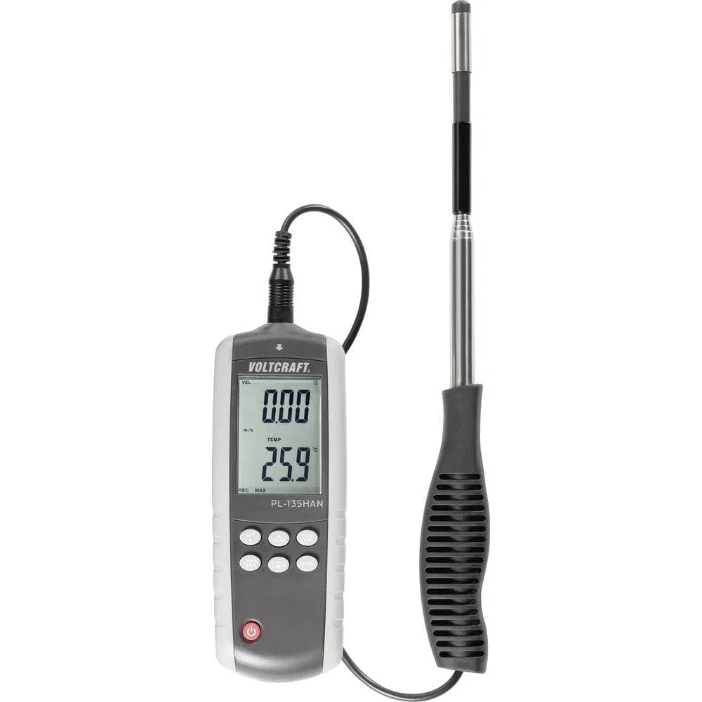 Anémomètre VOLTCRAFT PL-135HAN 0.1 à 25 m/s